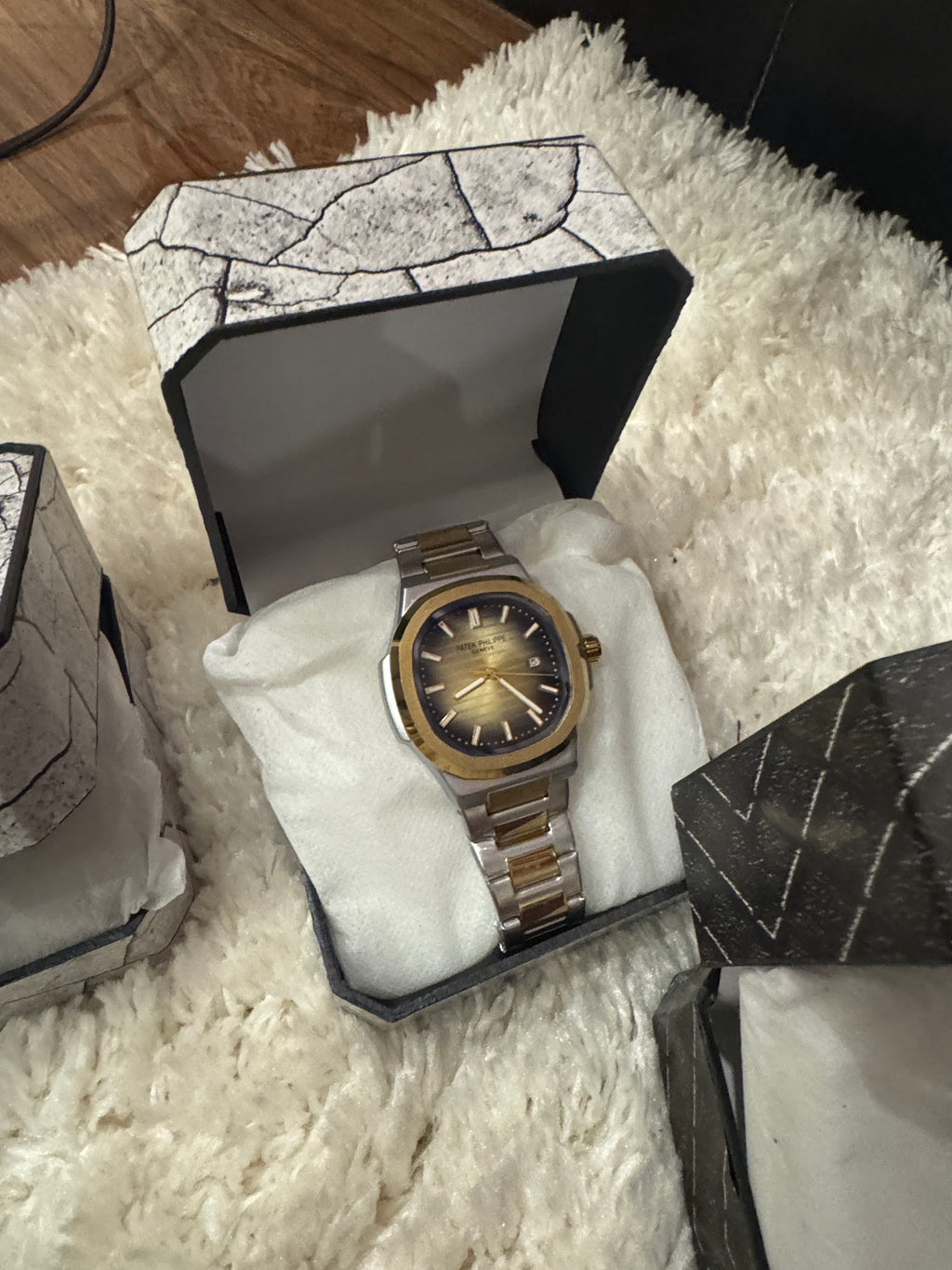 Gold-Silver Dial Nautilus