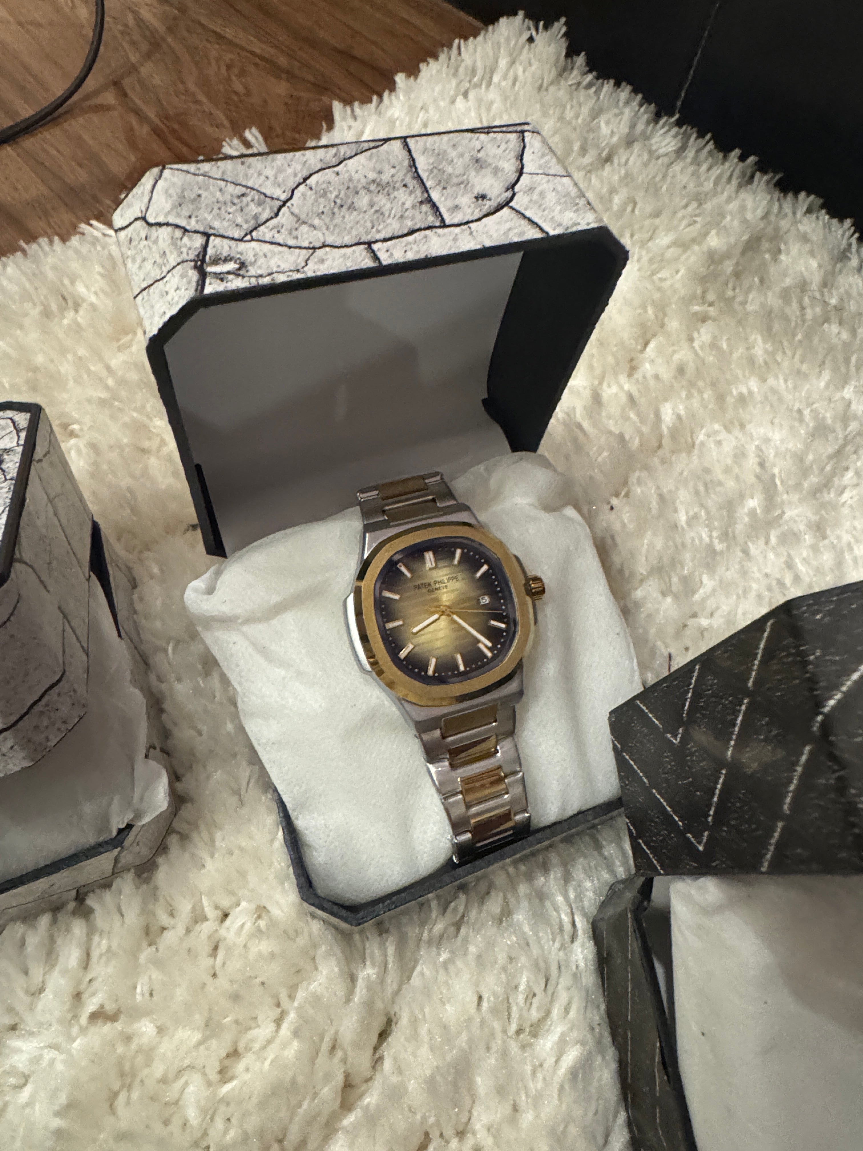 Gold-Silver Dial Nautilus