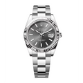 Silver Bezel Date Just